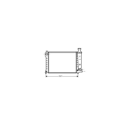 INTERNATIONAL RADIATORS Radiateur refroidissement du moteur 09002036 