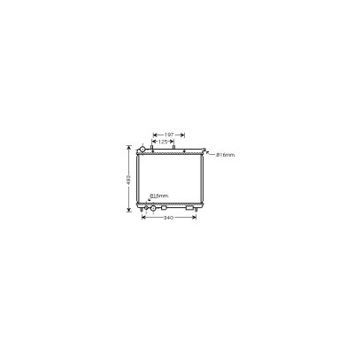 INTERNATIONAL RADIATORS Radiateur refroidissement du moteur 09002187 