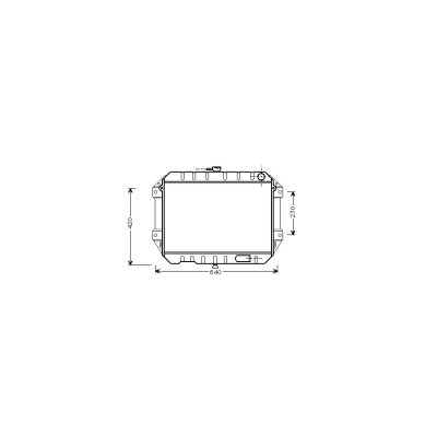 VAN WEZEL Radiateur refroidissement du moteur 11002027 International Radiators