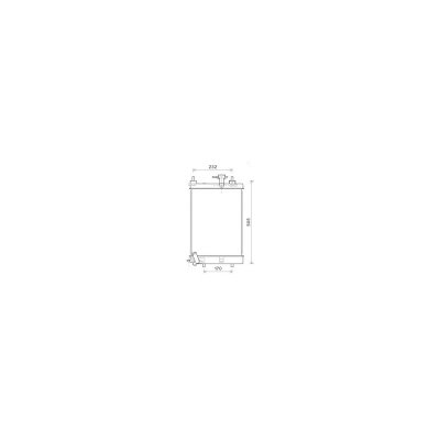 INTERNATIONAL RADIATORS Radiateur refroidissement du moteur 11002071 