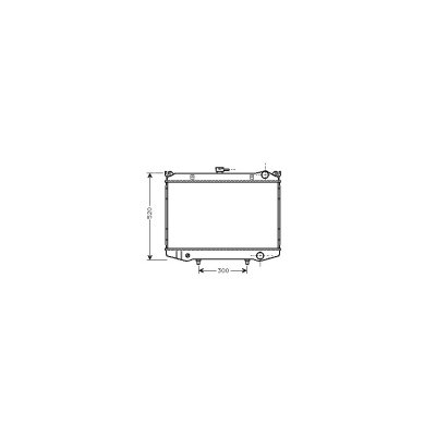 VAN WEZEL Radiateur refroidissement du moteur 13002064 International Radiators