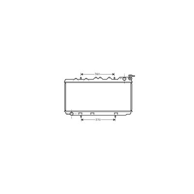 VAN WEZEL Radiateur refroidissement du moteur 13002114 International Radiators