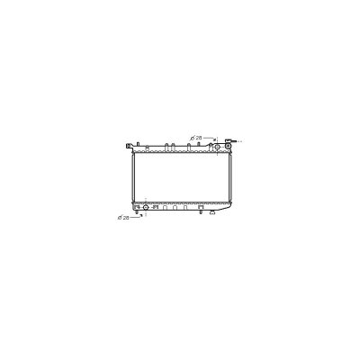 VAN WEZEL Radiateur refroidissement du moteur 13002123 International Radiators