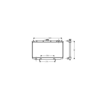 VAN WEZEL Radiateur refroidissement du moteur 13002179 International Radiators