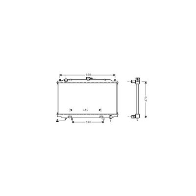 VAN WEZEL Radiateur refroidissement du moteur 13002188 International Radiators