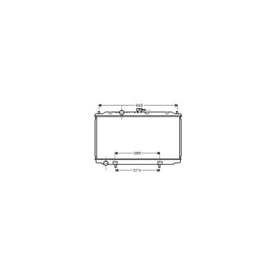 VAN WEZEL Radiateur refroidissement du moteur 13002217 International Radiators