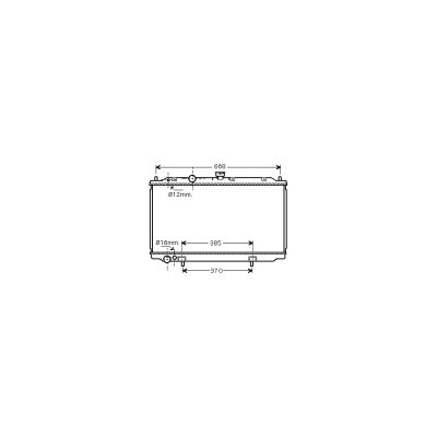 VAN WEZEL Radiateur refroidissement du moteur 13002237 International Radiators
