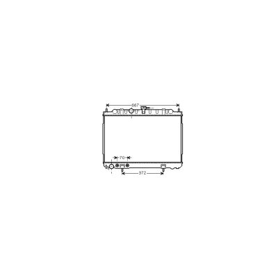 VAN WEZEL Radiateur refroidissement du moteur 13002239 International Radiators