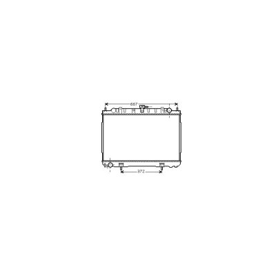 INTERNATIONAL RADIATORS Radiateur refroidissement du moteur 13002241 