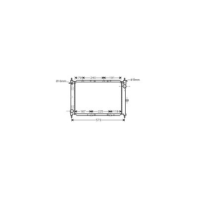 VAN WEZEL Radiateur refroidissement du moteur 13002260 International Radiators