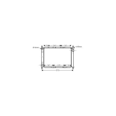 INTERNATIONAL RADIATORS Radiateur refroidissement du moteur 13002261  