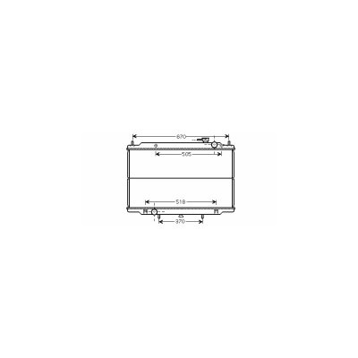 VAN WEZEL Radiateur refroidissement du moteur 13002266 International Radiators