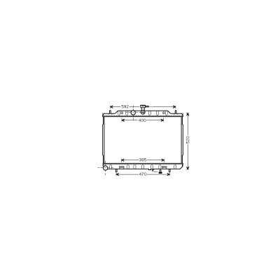 VAN WEZEL Radiateur refroidissement du moteur 13002293 International Radiators