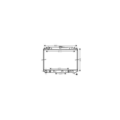 VAN WEZEL Radiateur refroidissement du moteur 13002297 International Radiators