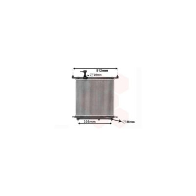 VAN WEZEL Radiateur refroidissement du moteur 13012706 International Radiators