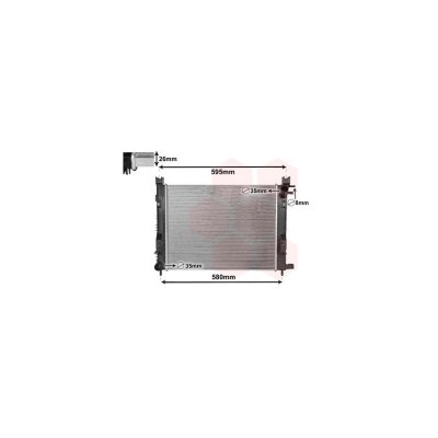 VAN WEZEL Radiateur refroidissement du moteur 15002008 International Radiators