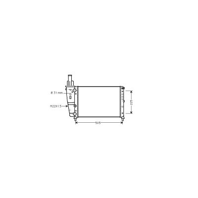 VAN WEZEL Radiateur refroidissement du moteur 17002138 International Radiators