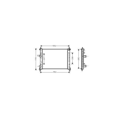 VAN WEZEL Radiateur refroidissement du moteur 17002326 International Radiators