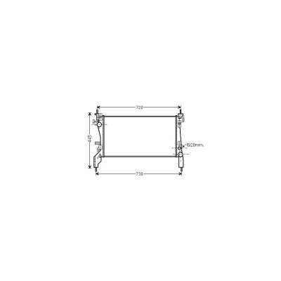 VAN WEZEL Radiateur refroidissement du moteur 17002380 International Radiators