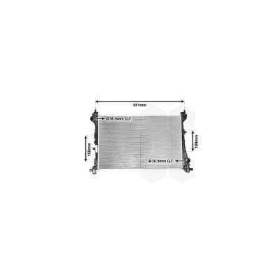 VAN WEZEL Radiateur refroidissement du moteur 17002420 International Radiators