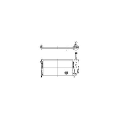 VAN WEZEL Radiateur refroidissement du moteur 17002999 International Radiators