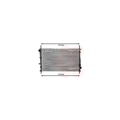 VAN WEZEL Radiateur refroidissement du moteur 18002185 International Radiators