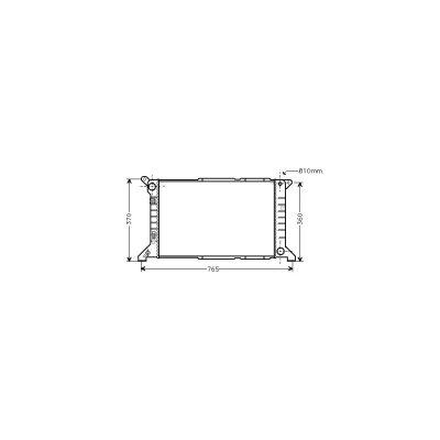 VAN WEZEL Radiateur refroidissement du moteur 18002204 International Radiators