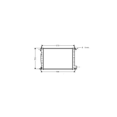 VAN WEZEL Radiateur refroidissement du moteur 18002224 International Radiators