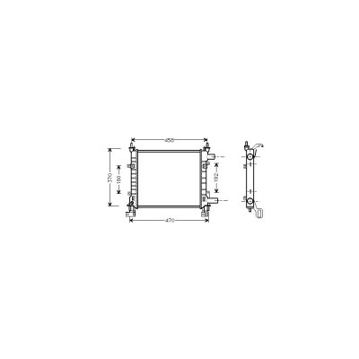 VAN WEZEL Radiateur refroidissement du moteur 18002260 International Radiators