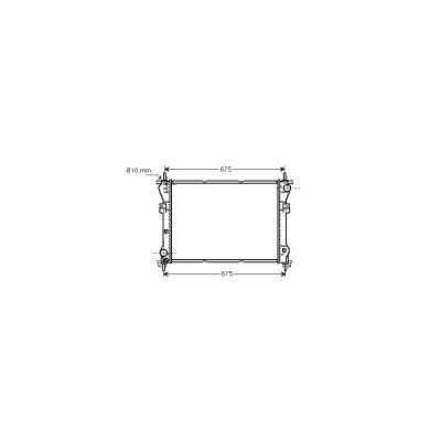 VAN WEZEL Radiateur refroidissement du moteur 18002319 International Radiators