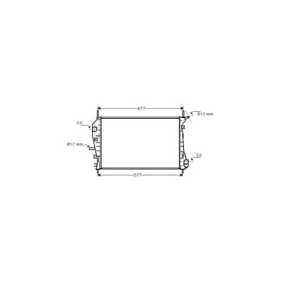 VAN WEZEL Radiateur refroidissement du moteur 18002376 International Radiators