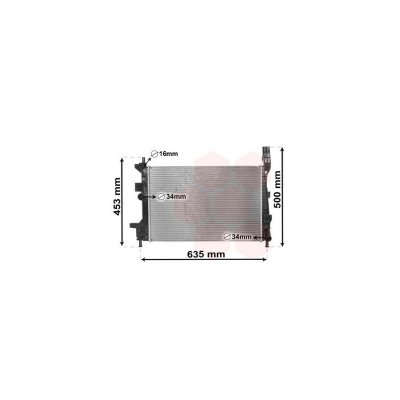INTERNATIONAL RADIATORS Radiateur refroidissement du moteur 18002578 