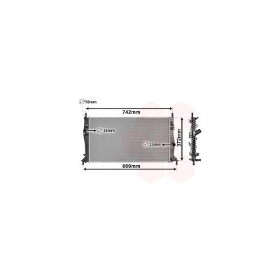 VAN WEZEL Radiateur refroidissement du moteur 18002596 International Radiators