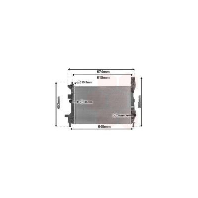 VAN WEZEL Radiateur refroidissement du moteur 18002602 International Radiators