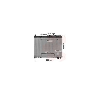 VAN WEZEL Radiateur refroidissement du moteur 18002605 International Radiators