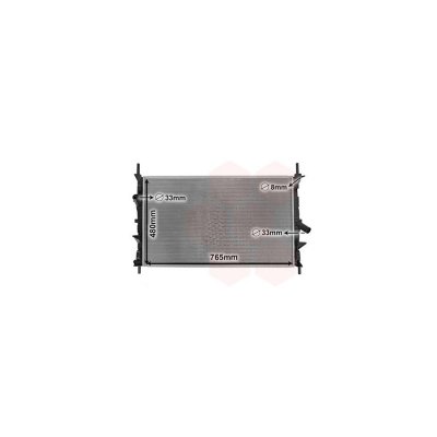 VAN WEZEL Radiateur refroidissement du moteur 18012706 International Radiators
