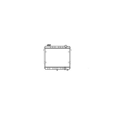 VAN WEZEL Radiateur refroidissement du moteur 21002033 International Radiators