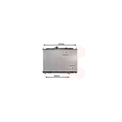 INTERNATIONAL RADIATORS Radiateur refroidissement du moteur 25002042 