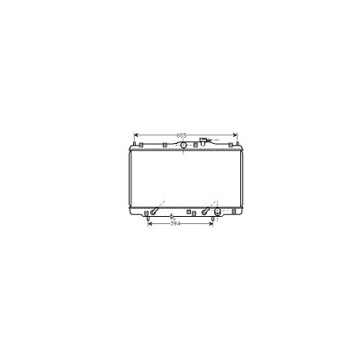 VAN WEZEL Radiateur refroidissement du moteur 25002094 International Radiators