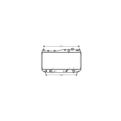 VAN WEZEL Radiateur refroidissement du moteur 25002114 International Radiators