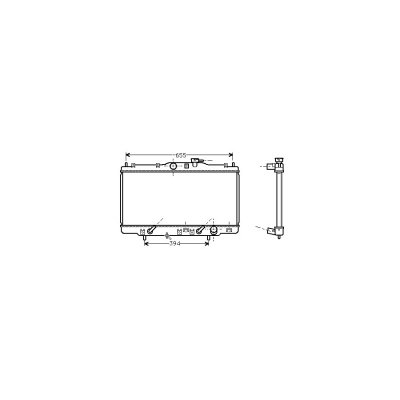 VAN WEZEL Radiateur refroidissement du moteur 25002119 International Radiators