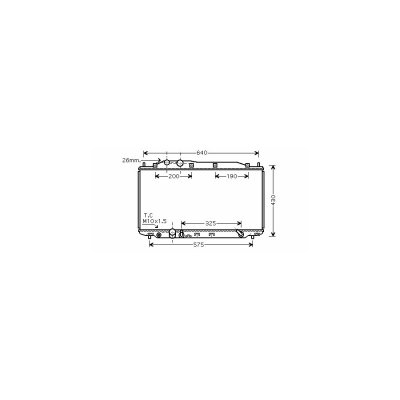VAN WEZEL Radiateur refroidissement du moteur 25002192 International Radiators