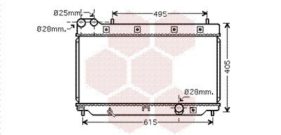 VAN WEZEL Radiateur refroidissement du moteur 25002206 International Radiators