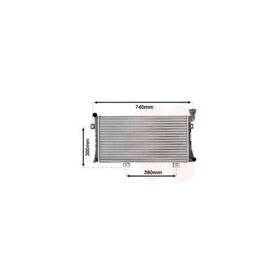 VAN WEZEL Radiateur refroidissement du moteur 26002015 International Radiators