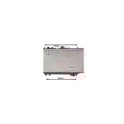 VAN WEZEL Radiateur refroidissement du moteur 27002071 International Radiators