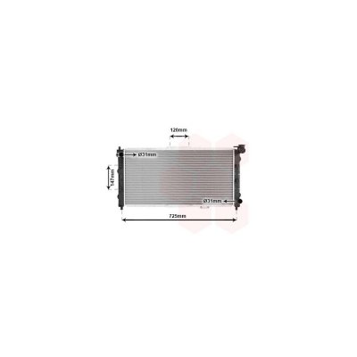 VAN WEZEL Radiateur refroidissement du moteur 27002101 International Radiators