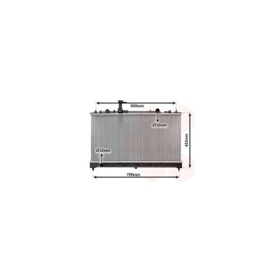 INTERNATIONAL RADIATORS Radiateur refroidissement du moteur 27002164 