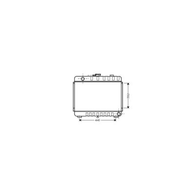 VAN WEZEL Radiateur refroidissement du moteur 30002045 International Radiators