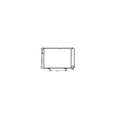VAN WEZEL Radiateur refroidissement du moteur 30002067 International Radiators