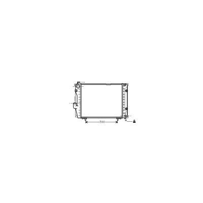 VAN WEZEL Radiateur refroidissement du moteur 30002069 International Radiators